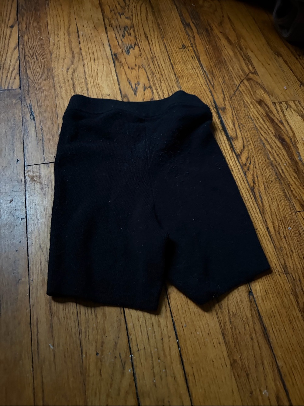Live The Process Black Ribbed Bike Shorts - Picture 3 of 3